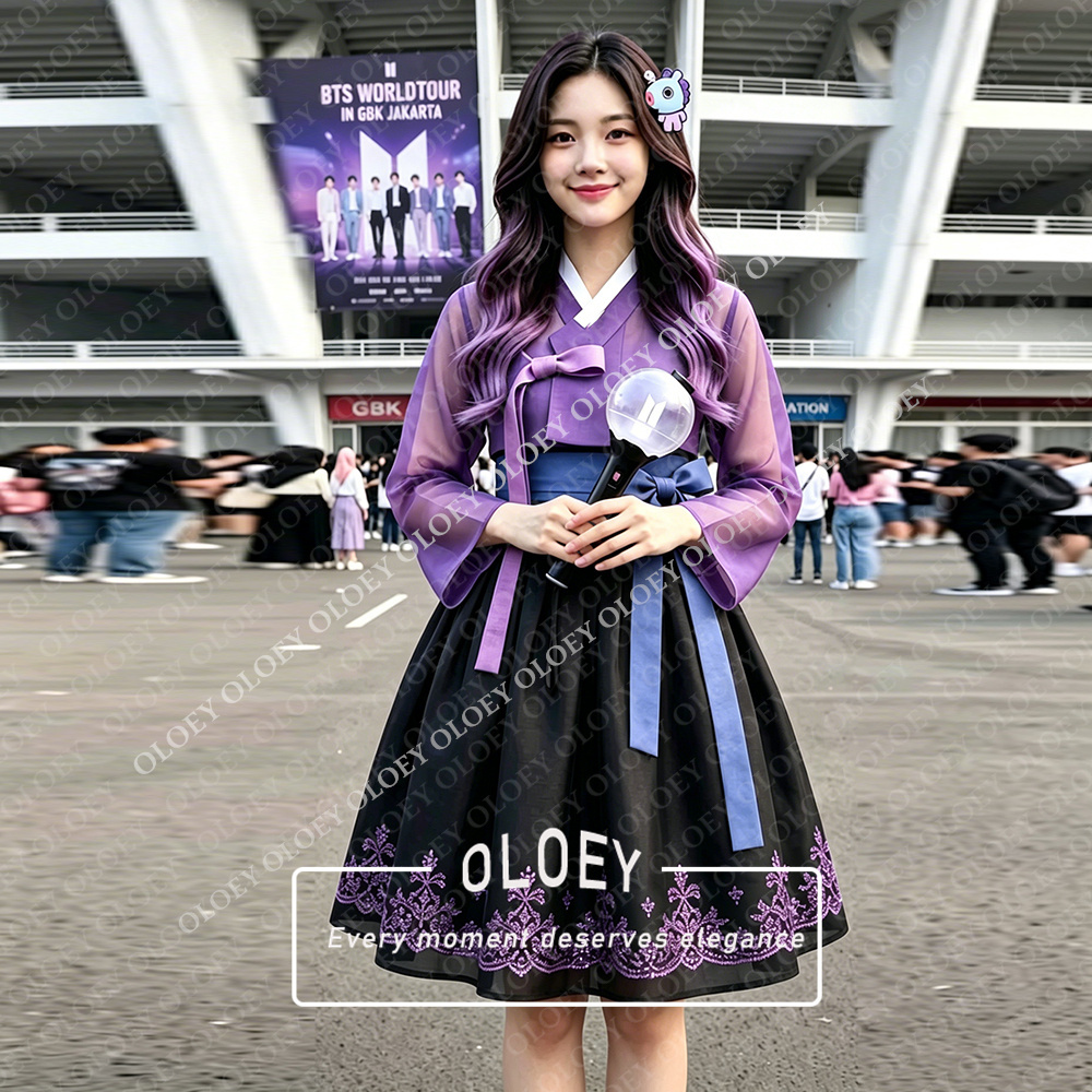 OLOEY 모던 아플리케 숏 콘서트 한복 2026 대비 - Modern Korean Lifestyle 리뷰 및 가격